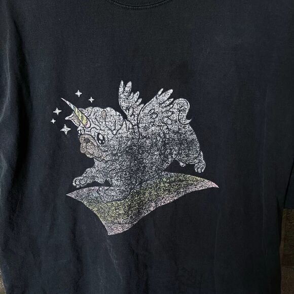 Pug Unicorn Shirt XL - Picture 2 of 3
